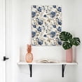 thumbnail image 4 of Canvas Wall Art Blue Gray Spring Floral Canvas Art Print Vintage Botanical Leaf Farmhouse Pictures Wall Decor for Living Room Bedroom Artwork Decorations Stretched Framed Ready to Hang 20"x30", 4 of 9