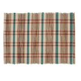thumbnail image 2 of Fennco Styles Plaid Woven Water Hyacinth Placemats 14 x 20 Inch, Set of 4, 2 of 6