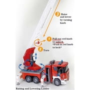 Bruder 1/16 Scania Super 560R Fire Engine Truck with Ladder, Water Pump & Lights & Sounds 03591