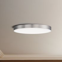 Maxim Trim 9" Wide Round Satin Nickel LED Ceiling Light