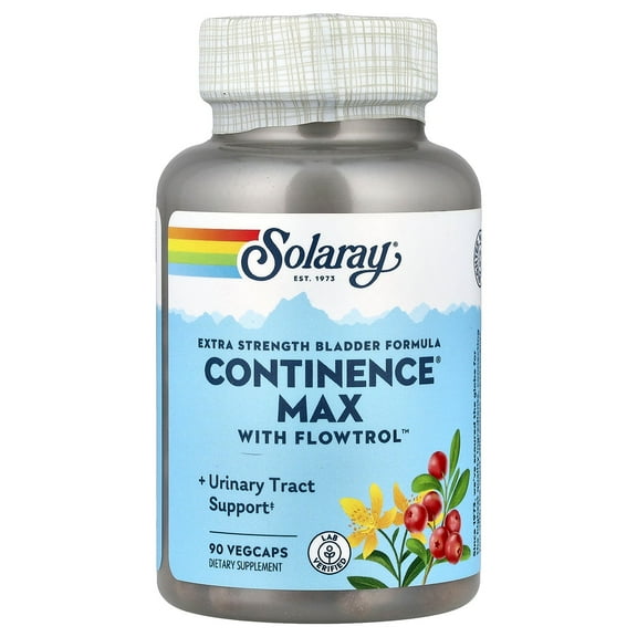 Solaray Extra Strength Bladder Formula, Continence Max with Flowtrol, 90 VegCaps