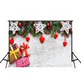 thumbnail image 2 of EREHome Polyester Fabric 7x5ft Christmas Theme Star Gift Box Photo Background, 2 of 2
