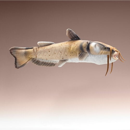 Catfish Plush Toy 17" L, Big catfish plush toy measures 17 inches
