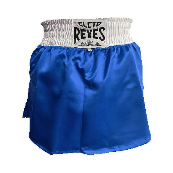 Cleto Reyes Boxing Skirt Trunks Shorts for Women (Blue/White, Medium)