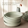 thumbnail image 3 of over&back Rim Dinner Bowl Set, Stoneware Soup Bowls, Microwave & Dishwasher Safe, 4 Pieces, 3 of 7