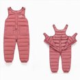 thumbnail image 3 of KPOPLK Kids Snow Ski Pants Hiking Boys Girls Outdoor Waterproof Windproof Fleece Warm Snowboard Pants(12-18 Months,s5-Pink), 3 of 3