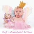 thumbnail image 3 of June Garden Muñeca de Hada Lunabelle The Fluttering Blossom de 15" - Hada de Peluche Suave con Falda de Mariposa Multicolor - Colección Enchanted Garden, 3 of 5