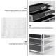 thumbnail image 4 of Cosmetic Organizer Drawer – Clear Acrylic Makeup Storage with Lids, Space Saving Desk Organizer for Beauty Essentials, 4 of 5