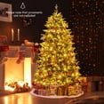 thumbnail image 3 of Costway Árbol de Navidad artificial de 180 cm con 1168 puntas de ramas 350 luces LED 11 modos de iluminación, 3 of 4