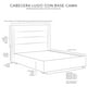 thumbnail image 2 of Base de Cama con Cabecera Matrimonial Lugo Gris Dicasa, 2 of 8