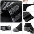 thumbnail image 6 of DIFFYBOX Mens Cushioned Athletic Crew Socks, 5 Pairs Moisture Wicking Breathable Work Hiking Running Socks for Men Size 10-13 & 13-15, 6 of 8