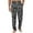Silver, variant on Men's Knitted Fashionable Printed Pocket Casual Pants, Camouflage Pajama Pants for Home, Sleep and Lounge Wear,Dark Green,M