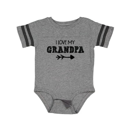 

Inktastic I Love My Grandpa with Arrow Gift Baby Boy or Baby Girl Bodysuit