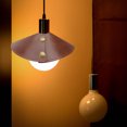 thumbnail image 1 of OULII Modern Brown Table Lamp Shade PU Lampshade Indoor Use 1Set, 1 of 7