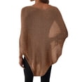 thumbnail image 6 of Womens Sheer Knit Poncho Crochet Summer Tops See Through Mesh Spring Sweaters Beach Cover Ups for Women 2026, One Size, 6 of 8