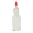 thumbnail image 5 of Plastic Boston Round Squeeze Bottles, ½oz/15mL Dropper with Yorker Red Tip Caps, 25 Pack Squirt & Condiment Bottles for Liquids, for Crafting & Paints, Sauces, Dressing, Oil, Honey, 5 of 5