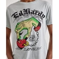 thumbnail image 2 of Ed Hardy Men Heart Hands SS Tee (Artic Blue), 2 of 4