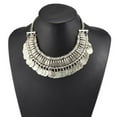 thumbnail image 4 of Collier Déclaration à la Mode Vintage Pièce Pompon Collier Choker Collier pour les Femmes, 4 of 10