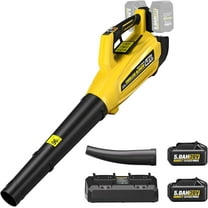 40V Leaf Blower Cordless with 2 X 5.0Ah Batteries and Charger, 40V Powerful Brushless Motor Up to 680CFM Blower for Lawn Care, 4-Variable Speed Turbo Mode with Power Boost