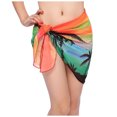 thumbnail image 2 of Lilgiuy Women Swimwear Chiffon Pareo Beach Cover Up Bikini Sarong Swimsuit Wrap Skirts Clearance, 2 of 5