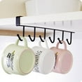 thumbnail image 3 of Cupboard Hook Kitchen Cabinet Door Shelf hook Kitchen Glass Mug cup Storage Hanging Rack wardrobe hanger Tie organizer rack, 3 of 13
