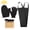 black, variant on RYLZX 4 Pack Self Tanning Mitt Applicator Kit - 1 Self Tan Mitt, 1 Back Tanning Applicator, 1 Ultra Soft Self Tanner Brush, 1 Exfoliating Glove, for Sunless Streak-Free Fake Tan (Black)