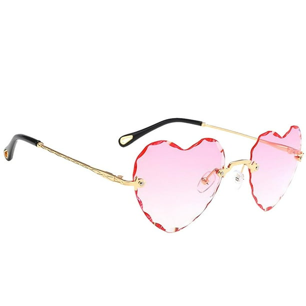 Gafas de sol Hugo corazón sin montura Color Degradado rosado