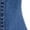 Deep Blue, variant on Women Denim Dress Button Down Close Short Sleeve A-Line Cotton Jean Dress XXL