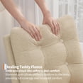 thumbnail image 4 of Twister.CK Modern Rocking Accent Chair, Upholstered Rocker Glider with Side Pocket, for Living Room, Bedroom, Nursing Room, Light Brown, 4 of 8