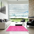 thumbnail image 6 of Ahgly Company Indoor Square Contemporary DeepPink Area Rugs, 6' Square, 6 of 6