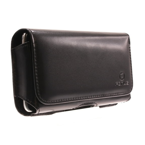 Leather Case Belt Clip for Samsung Galaxy A34 5G/A24 - Swivel Holster Cover Pouch Loops