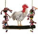 thumbnail image 1 of Juguete de madera con forma de pollo multicolor para amigos emplumados, 1 of 5