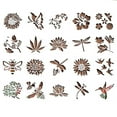 thumbnail image 2 of Teissuly Garden Fence Large Flower Stencils-DIY Decoration 2024 New Giant Reusable Floral Stencil For Painting On Wooden Wall Hedge Patterns, 2 of 6