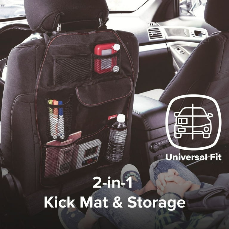 Diono Stow N Go 2 in 1 Back Seat Protector and Organizer 7 Pockets Black Walmart