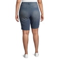 thumbnail image 5 of A3 Denim Women's Plus Size Bermuda Shorts, 11" Inseam, Sizes 16W-26W, 5 of 6