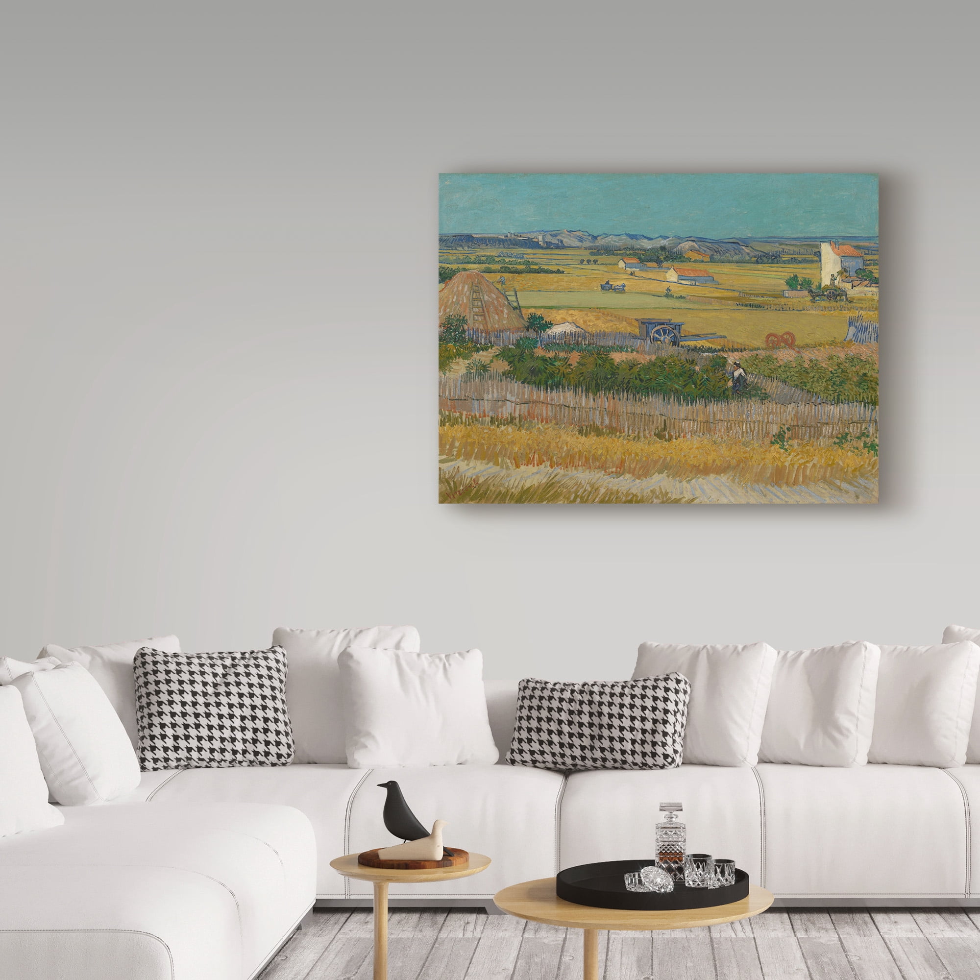 Trademark Fine Art 'The Harvest' Canvas Art by Vincent Van Gogh