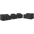 thumbnail image 1 of Funda para muebles Crosley, impermeable, para patio, 4 piezas, color negro, 1 of 8