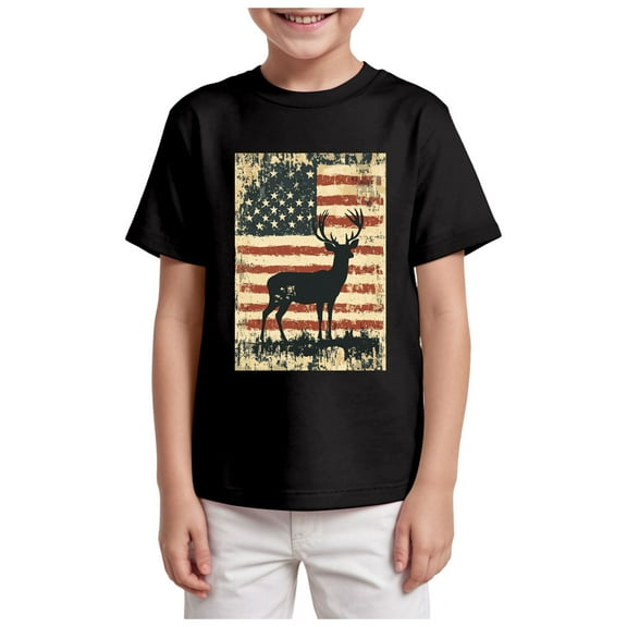 Karoyedx Kids Boys Tshirts Toddler Boys Girls Shirts Toddler Short Sleeve Animals Graphic T-Shirts Summer Tops Tees Black Size,9-10 Years