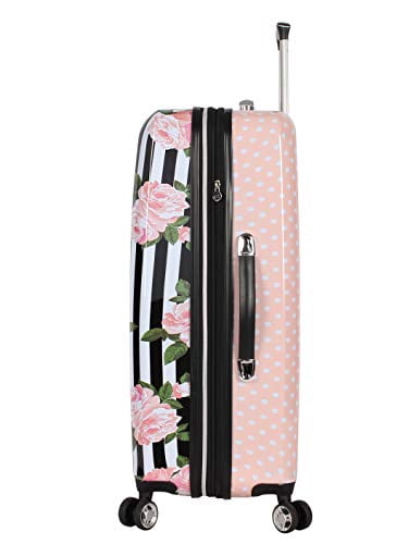 Betsey Johnson 26 Inch Checked Luggage 