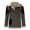 Black, variant on Holloyiver Men's Fleece Lapel Fur Leather Jacket Winter Warm Fleece Leather Jacket Long Sleeve Plush Jacket Casual Outwear Jackets M-5XL Coffee