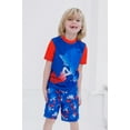 thumbnail image 2 of SEGA Sonic The Hedgehog UPF 50+ Rash Guard and Swim Trunks Outfit Set Little Kid to Big Kid, 2 of 5