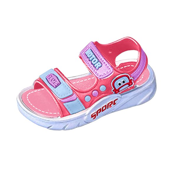 Zshosam Boys Summer Sandals Boys Sandals Kids Sandals Hiking Athletic Closed-Toe Beach Summer Sandals for Boys Quick-Drying Slip Resistant Size 12,(Red Little Kids 12)