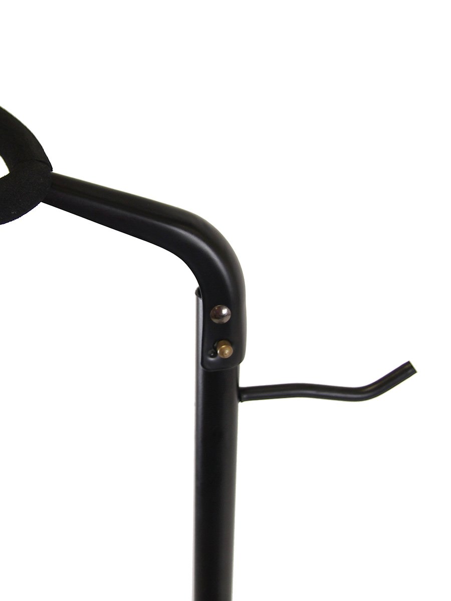 Gearlux Adjustable Cello Stand with Hook for Bow, 46-Inch Maximum Height, Collapsible for Easy Storage, Suitable for 1/2, 3/4, 7/8, 4/4 Scale