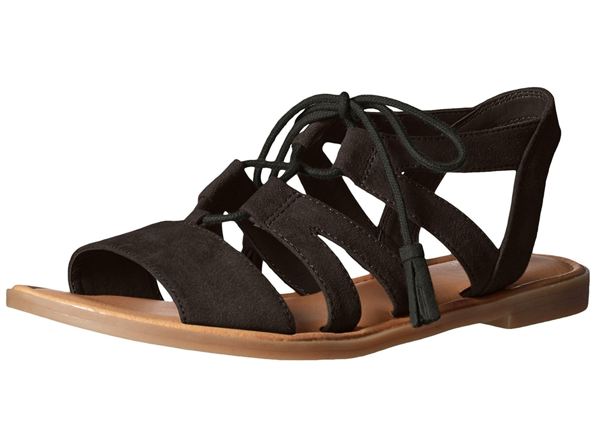 Dr Scholls Womens Got This Gladiator Sandals Black Hook & Loop G3005S1001 6M New 
