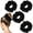 Black, variant on 4PCS Black Satin Silk Scrunchies for Women, 6.3Inches Extra Large Hair Scrunchy Oversized Thick Elastic Hair Ties Hair Bands Ponytail Holders Jumbo Hair Scrunchies