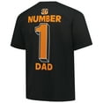 thumbnail image 3 of Men's-Fanatics  Black Cincinnati Bengals Big & Tall Number One Dad T-Shirt, 3 of 3
