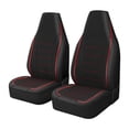 thumbnail image 2 of 2 fundas para reposacabezas de asientos delanteros y traseros, protector universal impermeable para cojines de asientos de SUV, sedanes, autos y Rojo, 2 of 8