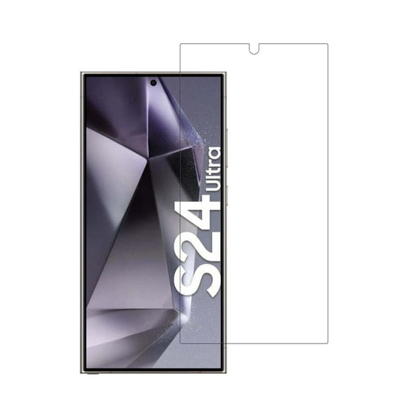 LEEKUANGSU [2 Pack] Tempered Glass Screen Protector Frontier Protective Protector Clear Cover for Samsung Galaxy S24 Ultra