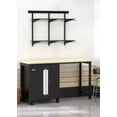 thumbnail image 4 of Closetmaid 1084500 Progarage 61" W X 35" H Steel Frame Garage Workbench Work Table - Black, 4 of 6