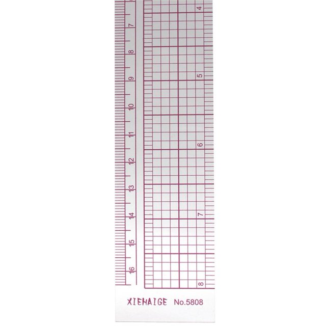 Regla acolchada acrílica para cortar ropa en forma de L, 10 Uds. Tmvgtek Para estrenar